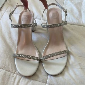 David’s bridal wedding heels